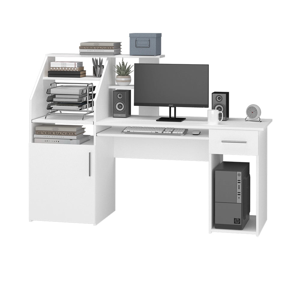 Vicco Scrivania Bianco 166 x 50.5 cm