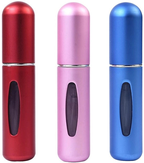 Mini flacone da viaggio in alluminio - 5 ml - Impermeabile - Portatile - Resistente agli urti e duraturo