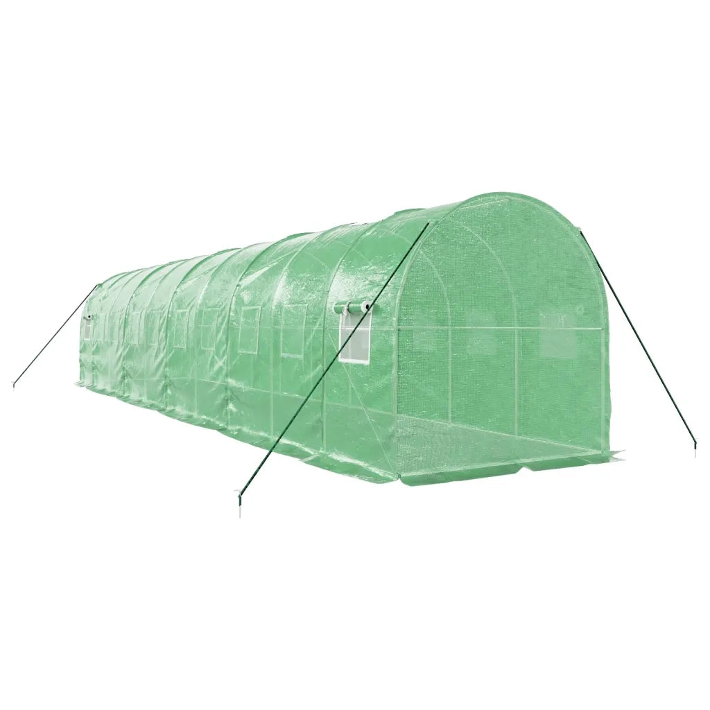 Serra con Telaio in Acciaio Verde 20 mÂ² 10x2x2 m