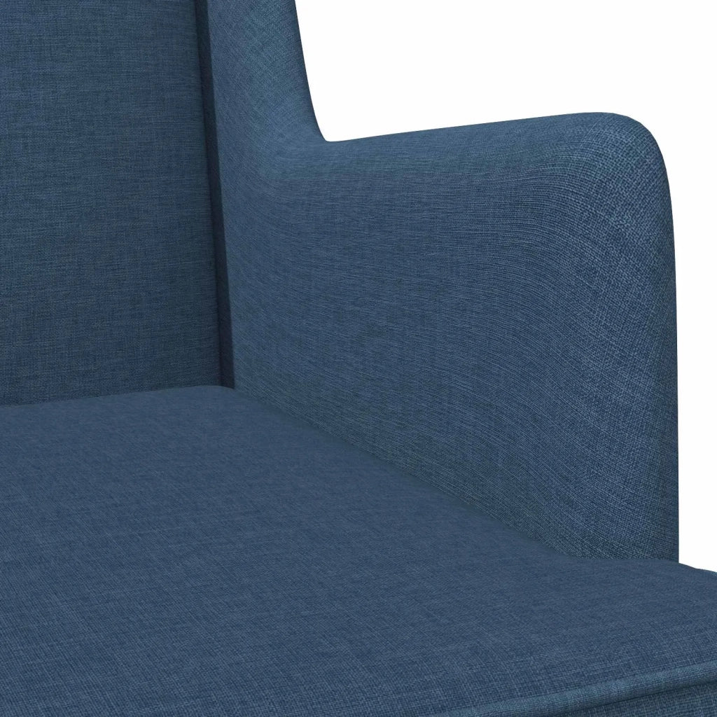 Sedia a dondolo Blu 62 x 80 x 85 cm Tessuto 42029969