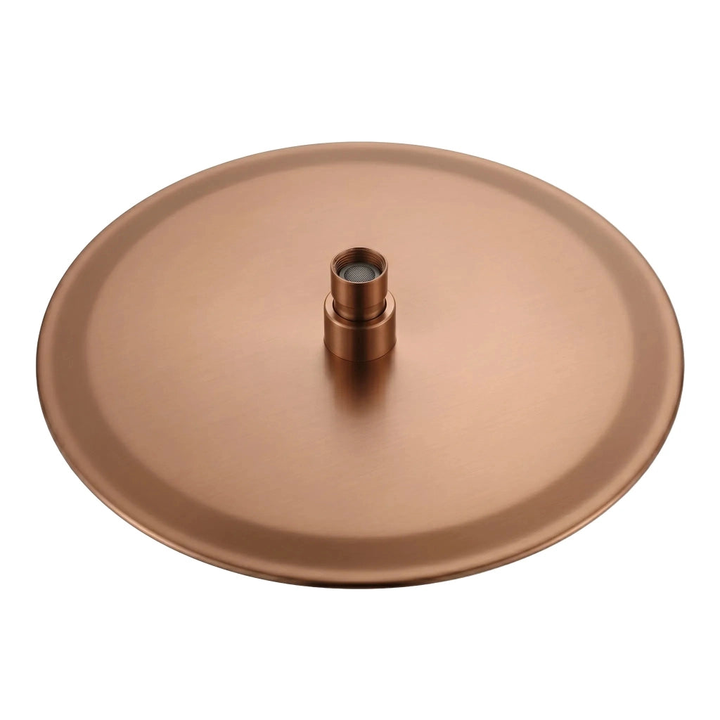 Soffione Doccia Rotondo Rea Js-p014brg 30cm Brush Copper