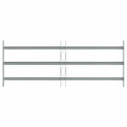 Grate per Finestre Regolabili 3 Barre Trasversali 700-1050 mm 141383