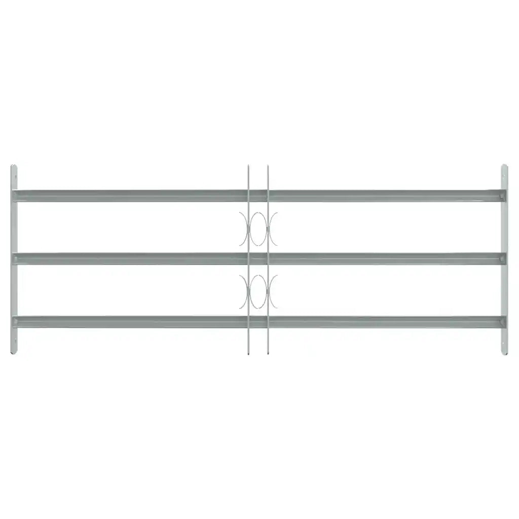 Grate per Finestre Regolabili 3 Barre Trasversali 700-1050 mm 141383