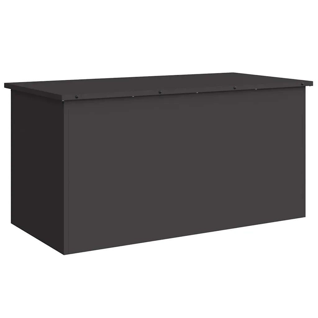 vidaXL Scatola di Stoccaggio Esterno Nero 100 x 50.5 x 50 cm