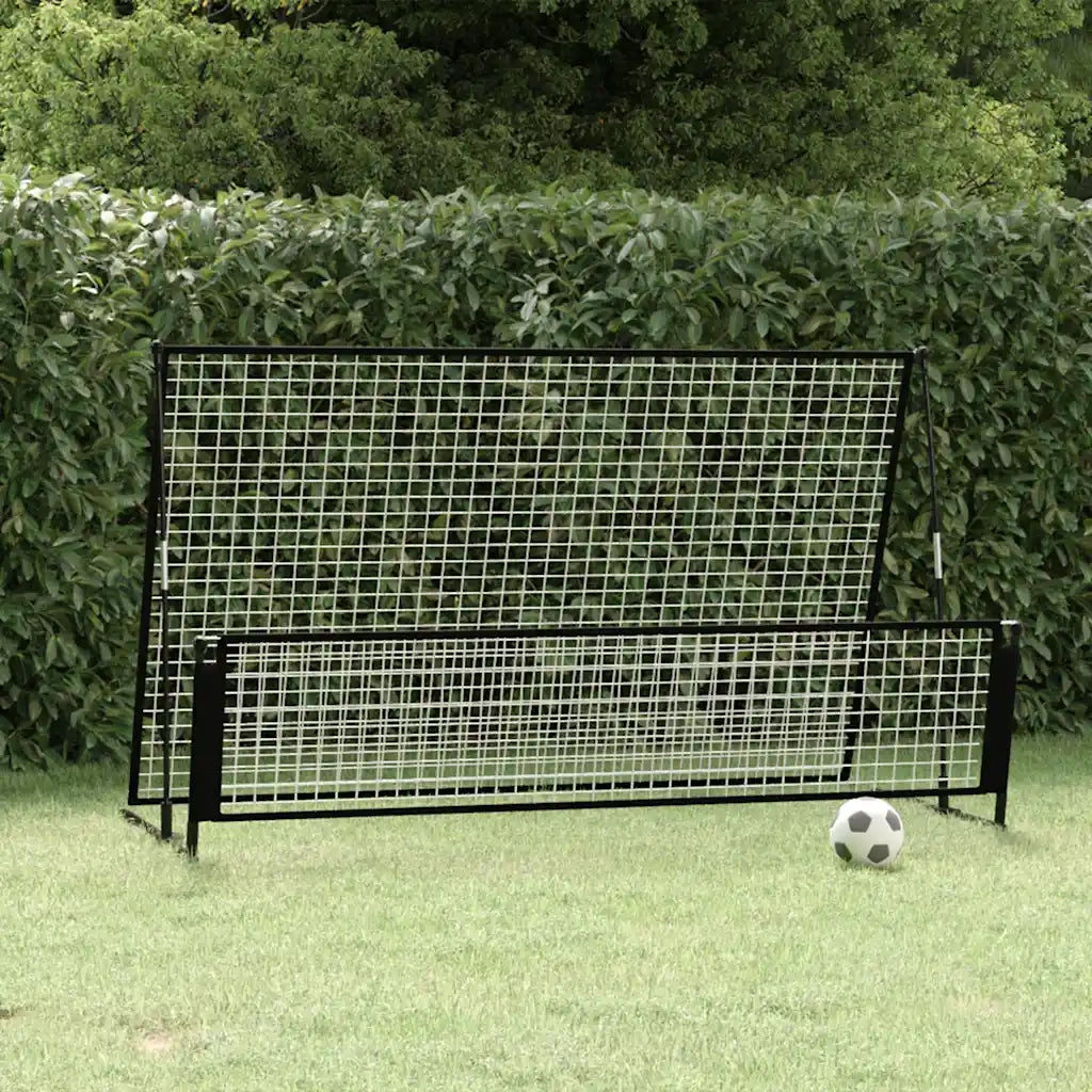 Porta da Calcio a Rimbalzo 2 in 1 202x104x120 cm in Acciaio 93373