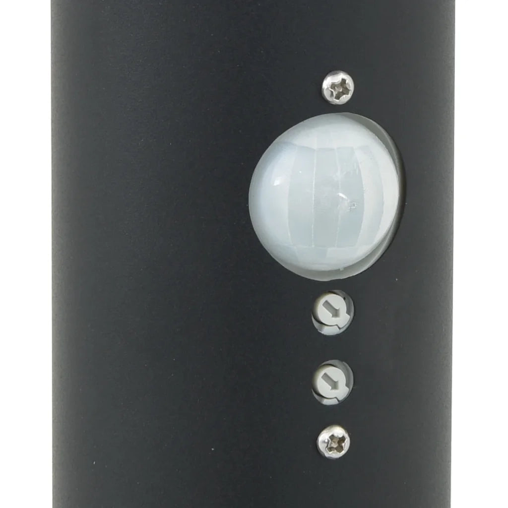 Lampioni a dissuasore con sensore e presa 3 pz 110 cm Acciaio Inox IP44 4006046