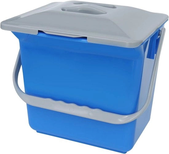 Contenitore di compostaggio per cucina - 6L - Blu - Gestione dei rifiuti sostenibile - Ecocompatibile - Alta qualità