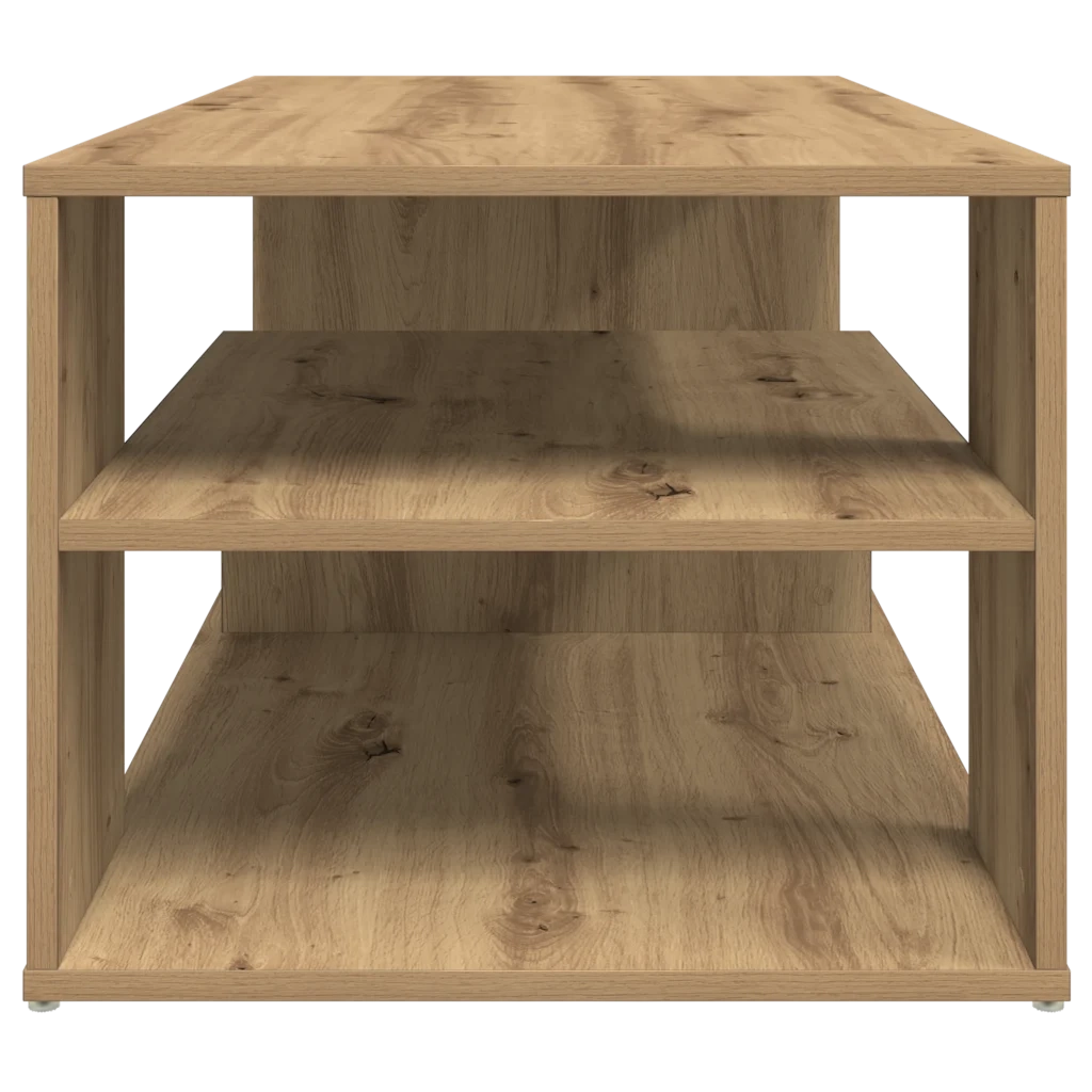 Tavolino Salotto Rovere Artigianale 100x50x40 cm in Truciolato 856557