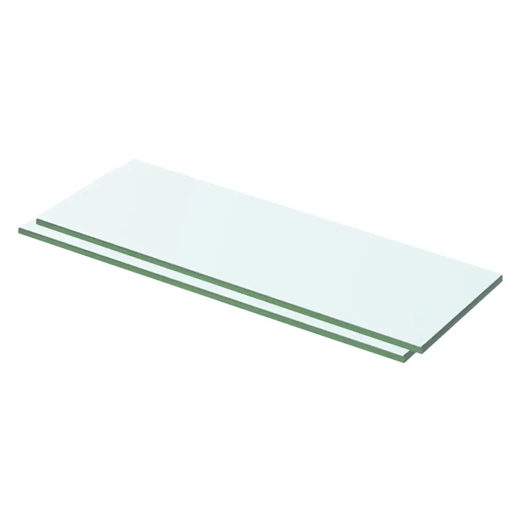 Mensole in Vetro Trasparente 2 pz 50x12 cm cod mxl 33106