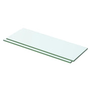 Mensole in Vetro Trasparente 2 pz 50x12 cm cod mxl 33106