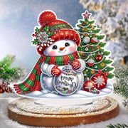 Decorazione per Tavolo per Natale - Pianificazione di Diamanti 5D - Festa di Natale Invernale