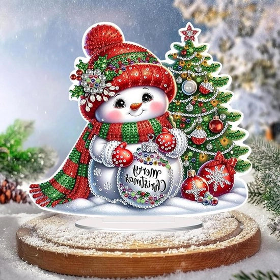 Decorazione per Tavolo per Natale - Pianificazione di Diamanti 5D - Festa di Natale Invernale