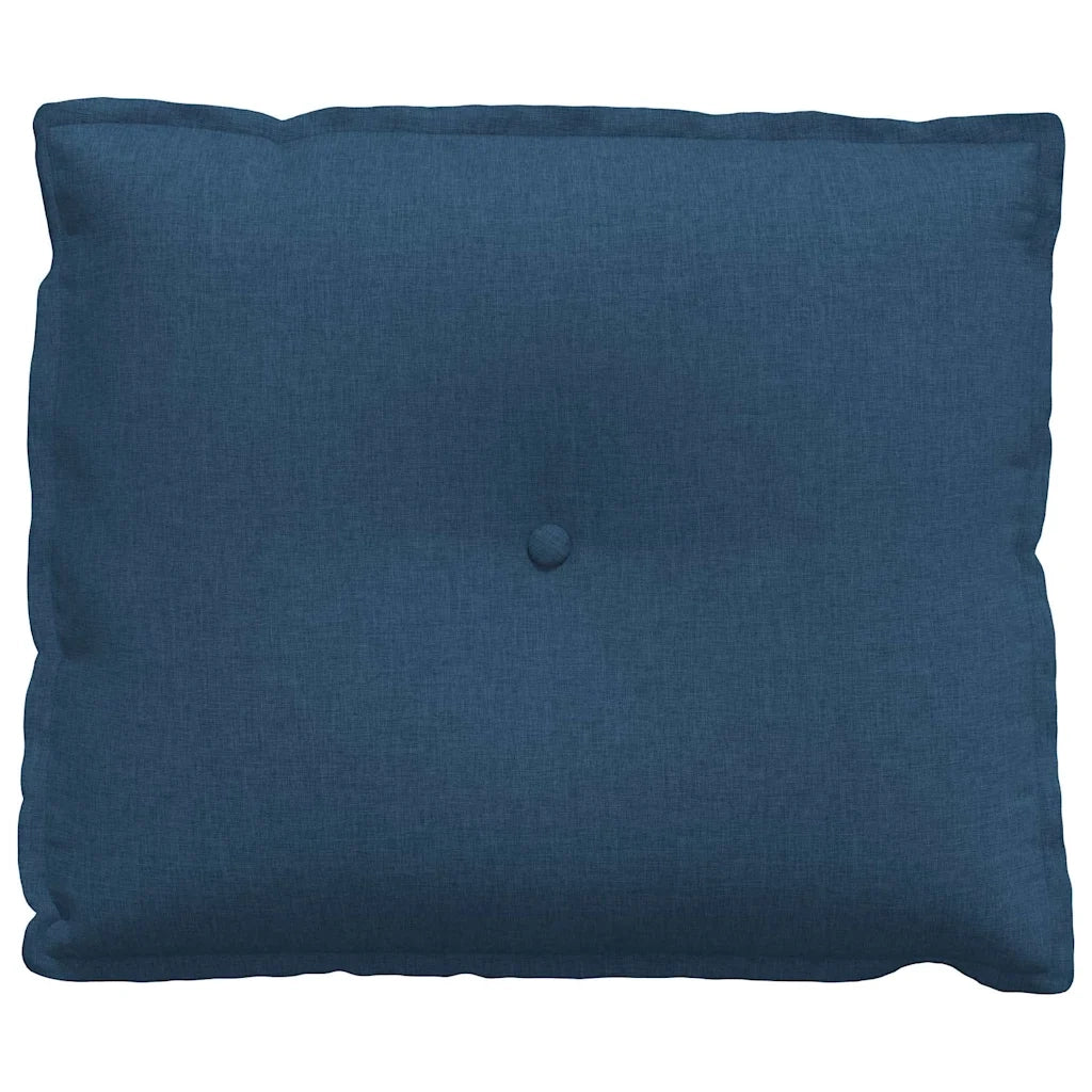 Cuscino per Schiena | Cuscino dorsale Blu 60 x 19 x 50 cm Tessuto