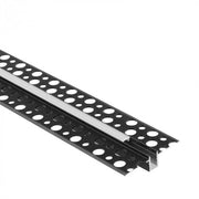 Profilo LED GPW-02 incasso nero diffusore opale 2m