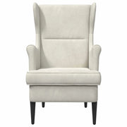 Poltrona | Sedia Relax Crema Velluto