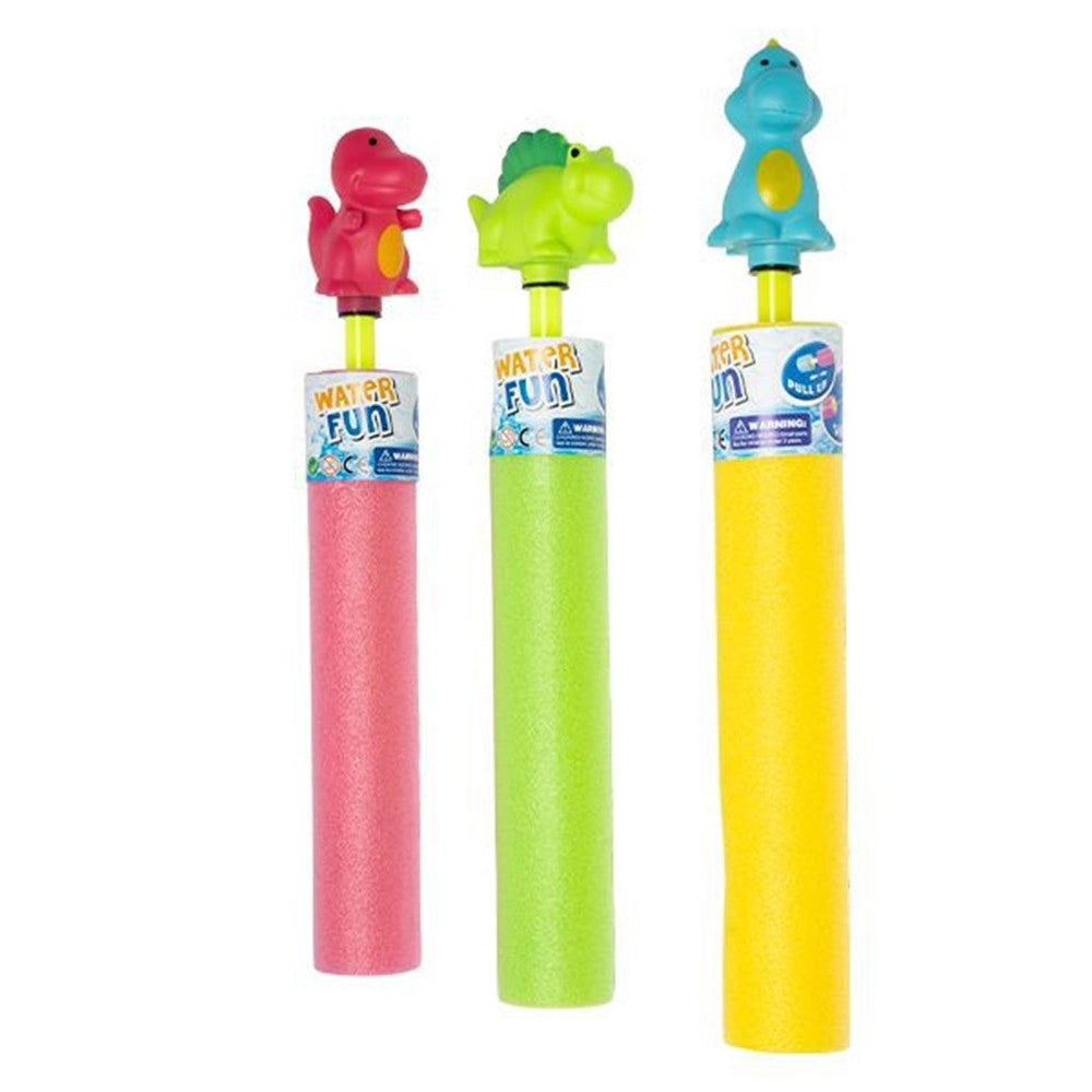 Trade Shop - Tubo Pistola Spara Acqua Con Dinosauro 35x5cm Giocattolo Per Bambini Estate 6559066 -