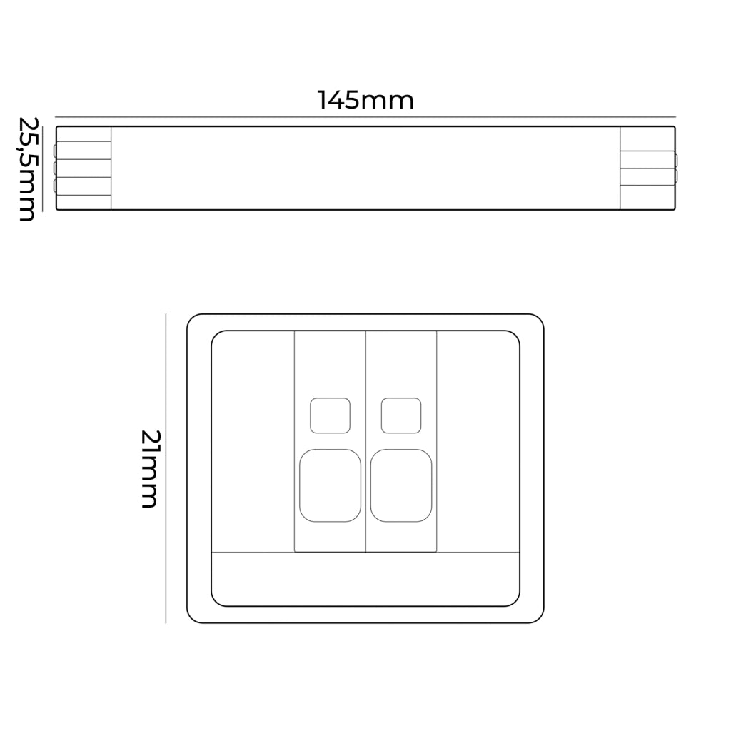 MINI TRASFORMATORE 24V 1.5A 36W IP20 - ALIMENTATORE COMPATTO E IMPERMEABILE PER LED DOMOTICA E APPLICAZIONI INDUSTRIALI