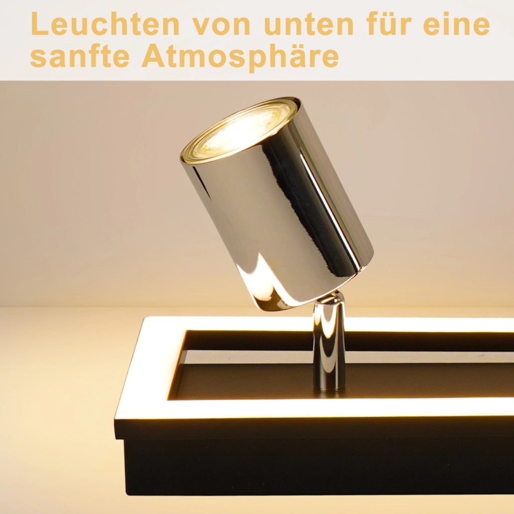 ZMH Faretto da soffitto LED 3 luci GU10 orientabili 15W 42cm