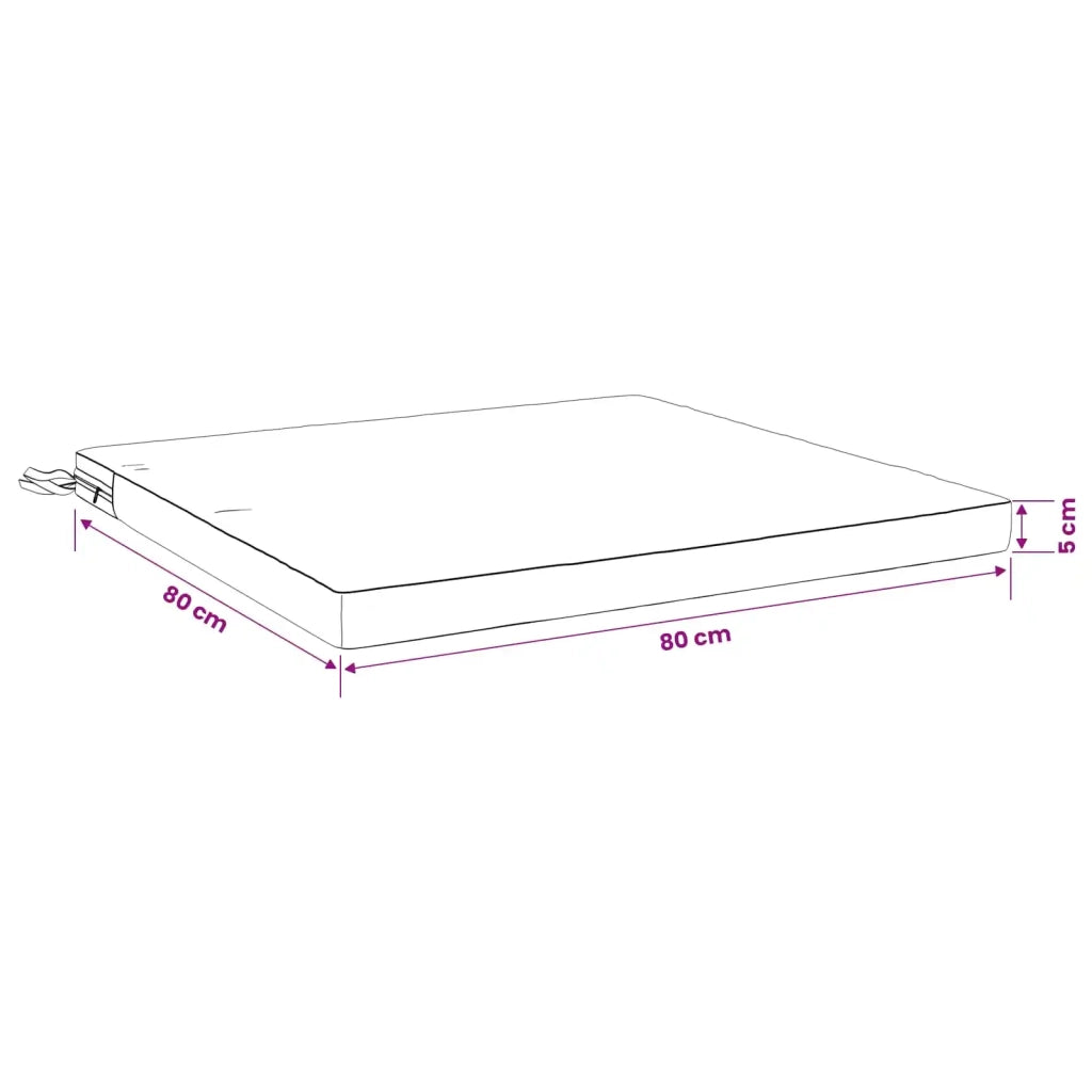 Cuscini per Sedia in 4 Pezzi SOEST 4 pz 100% Poliestere 944992