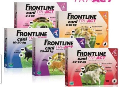 ANTIPARASSITARIO PER CANI FRONTLINE TRI-ACT PER CANI KG. 40-60