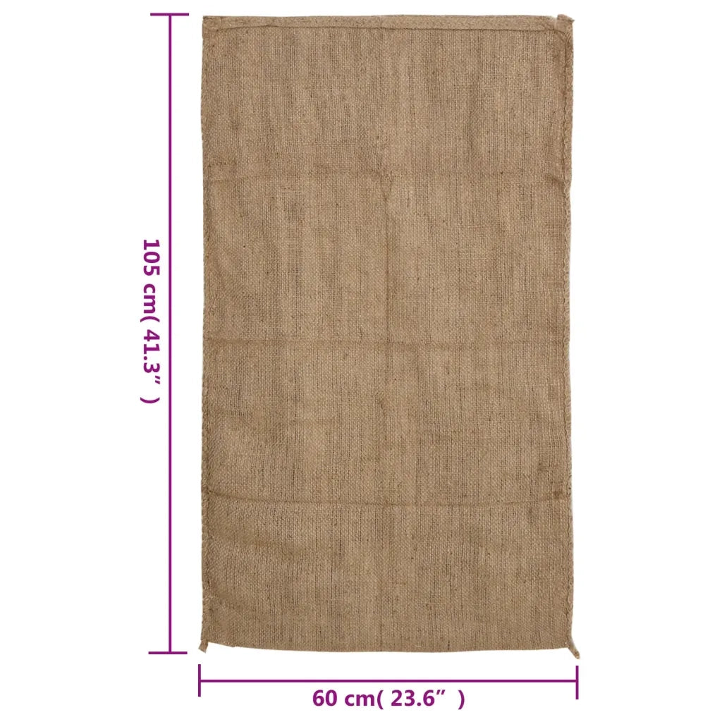 Sacchi di Iuta 5 pz 60x105 cm 100% Iuta 340 gsm CFW8969780