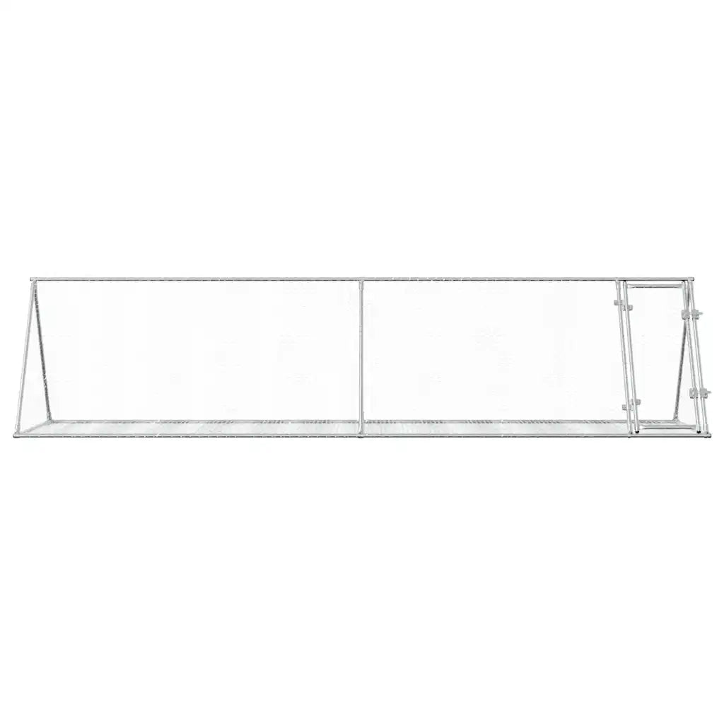 Conigliera Argento 400x105x91 cm in Acciaio Zincato 3281531