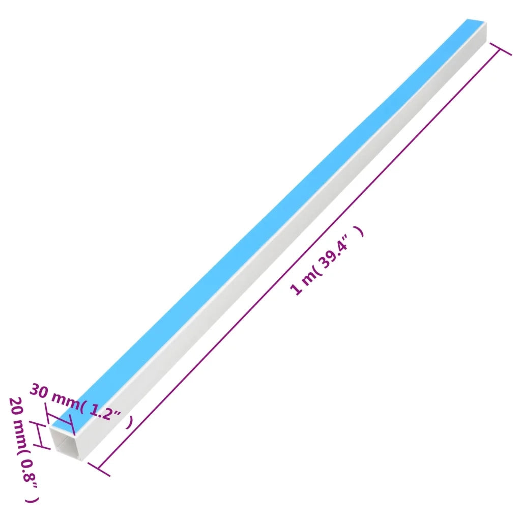 Canalina per Cavi Autoadesiva 30x20 mm 10 m in PVC CFW3139732