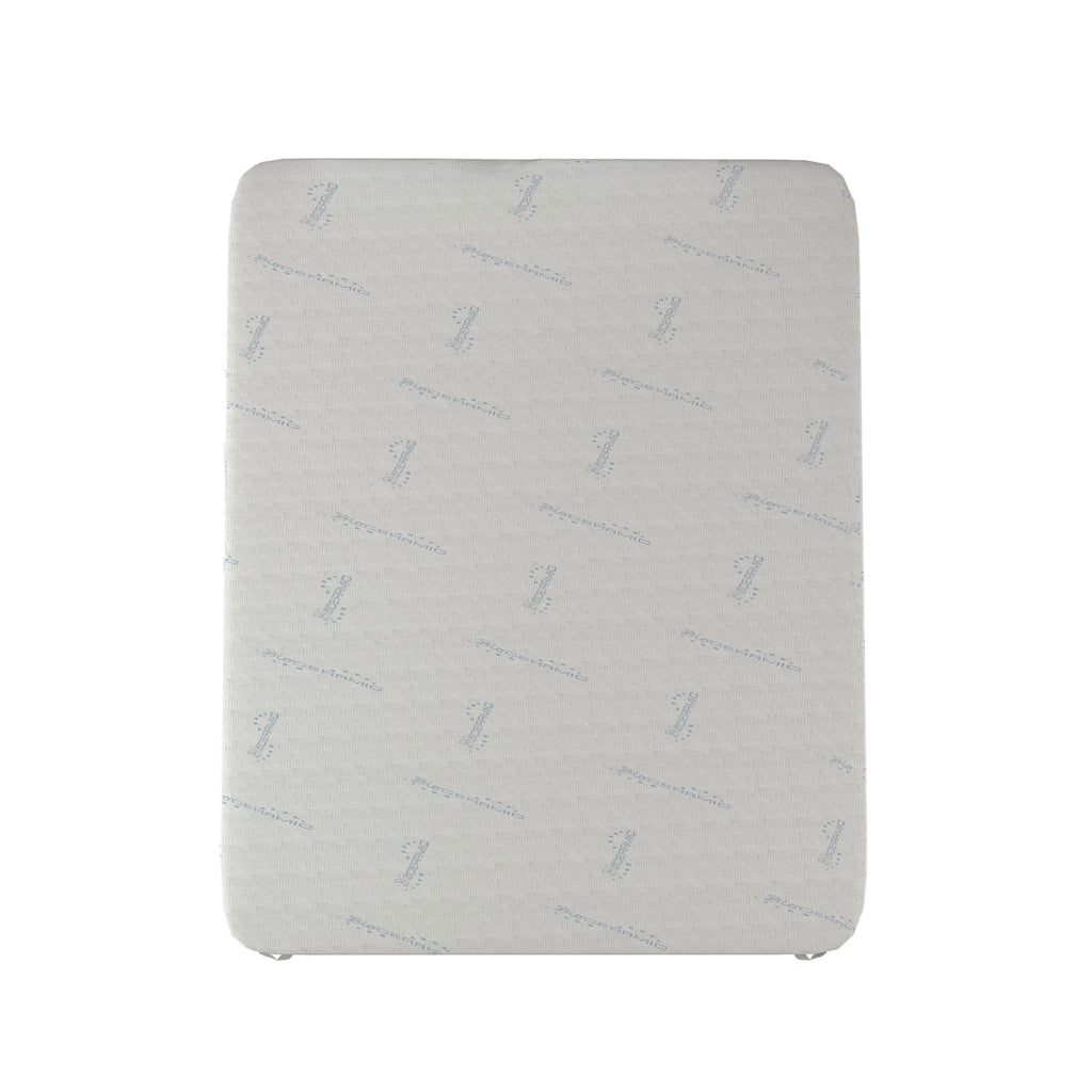 Topper Memory Con Fodera Matrimoniale 160x190 cm in Poliestere e Bioceramica Bianco