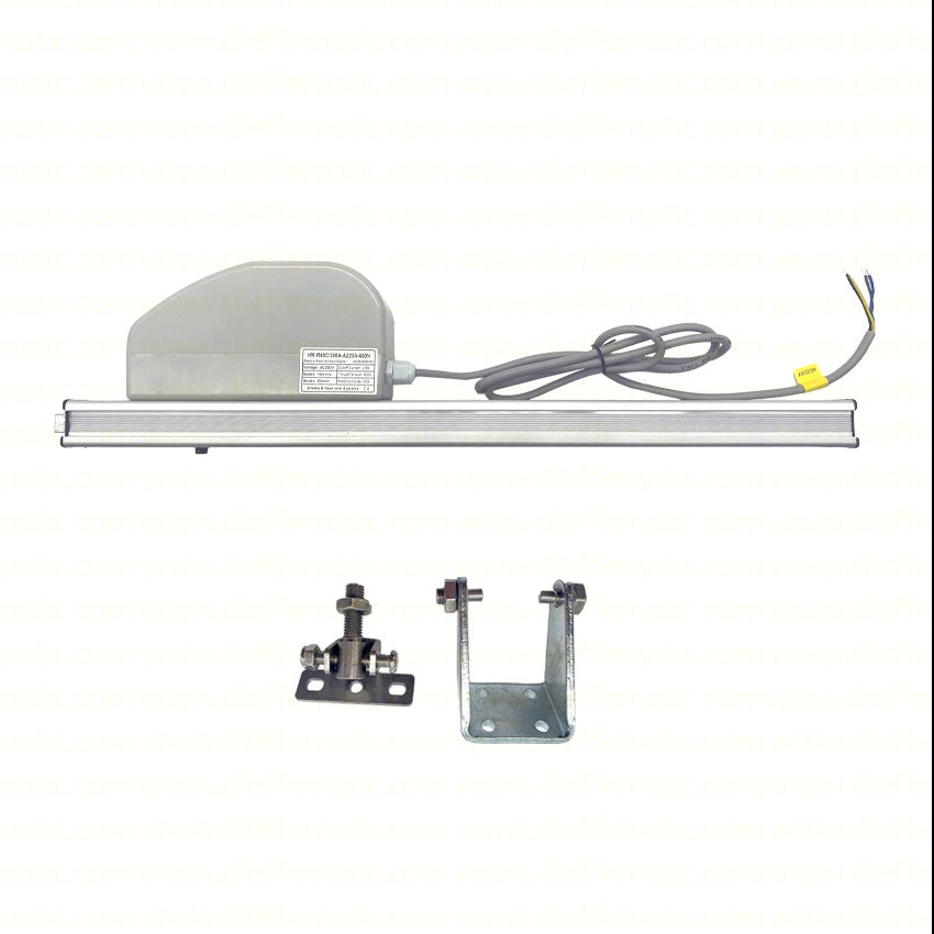 ATTUATORE MOTORE A CREMAGLIERA PER FINESTRE A VASISTAS LUCERNAI 230V CORSA 550MM