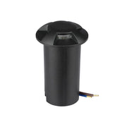Faretti Segnapasso Led 1W da incasso per esterno Step Light Black 4way 3000K