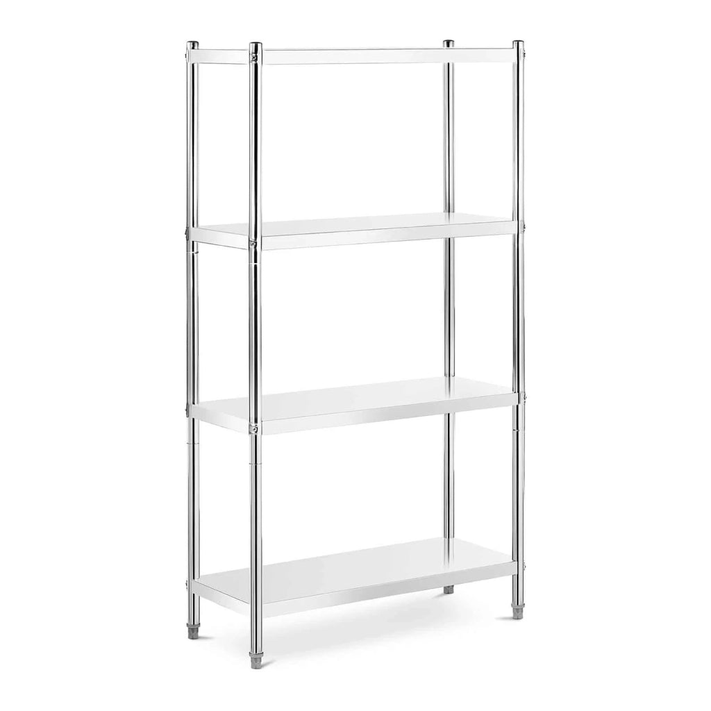 Ripiano in acciaio inox 100 x 40 x 180 cm 200 kg professionale 14_0005193