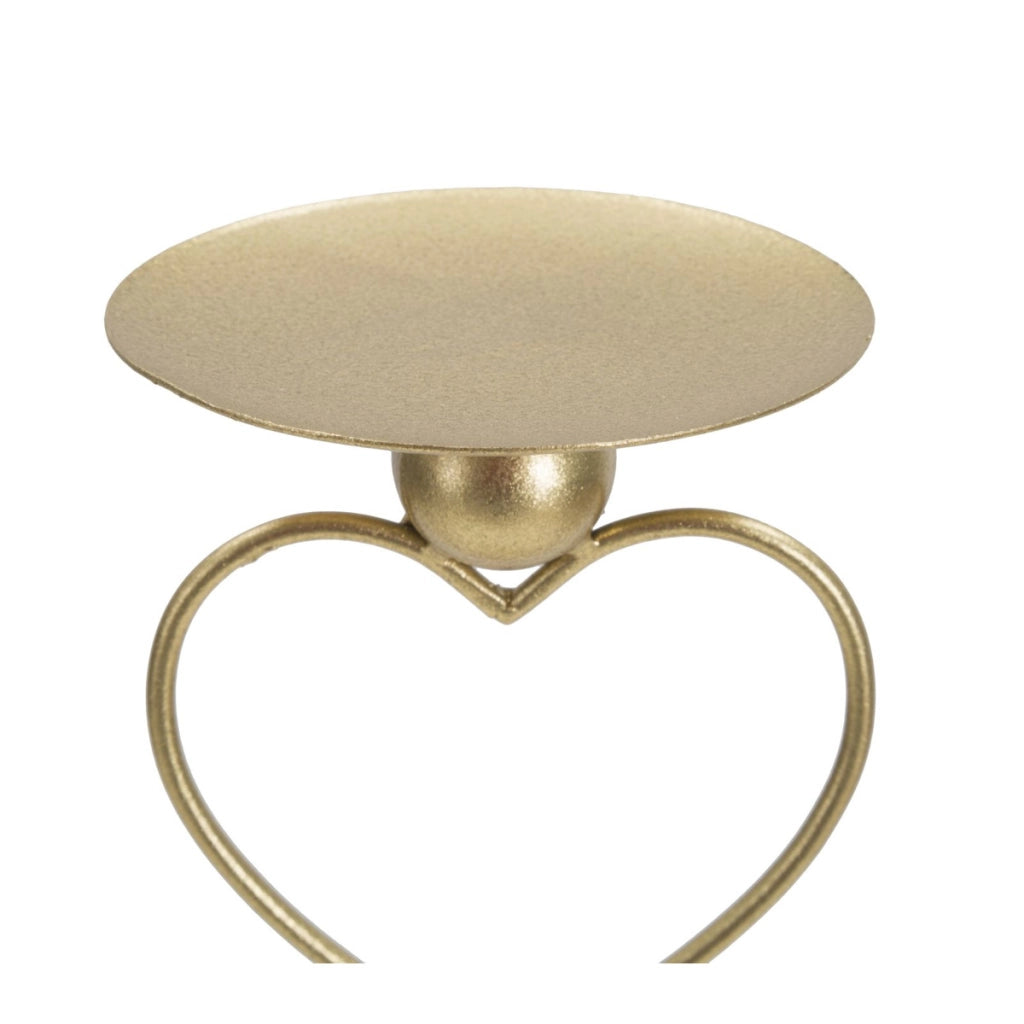 Portacandela VKH345, Oro, Marmo, 14,5x10x32,5 cm