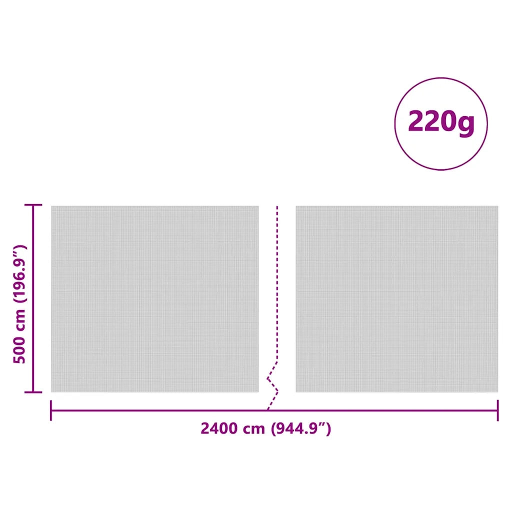 Copertura per silo Verde 24 x 5 m HDPE CFW4439035