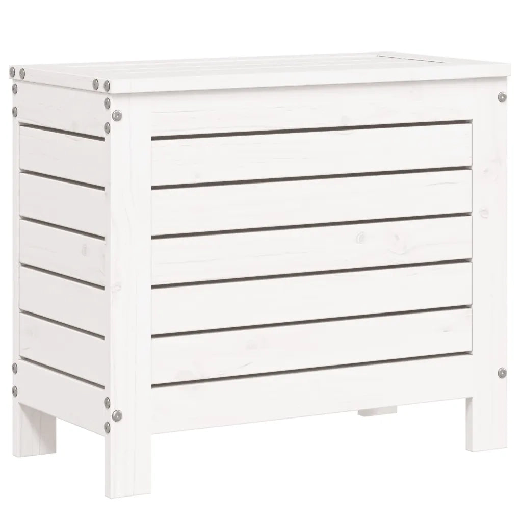 Set Divani da Giardino 10 pz Bianco in Legno Massello di Pino 3250673