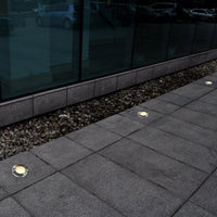 Set di 12 lampade da incasso decorazione luminosa di forma rotonda 2402091