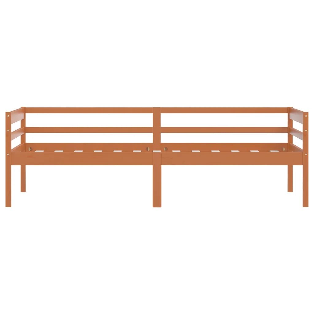 Giroletto Marrone Miele in Legno Massello di Pino 90x200 cm cod mxl 31336