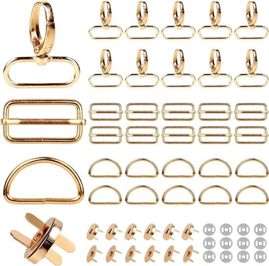 Draai scharnieren con karabina 39 pezzi 32mm D-ringe guida viti magnetici.