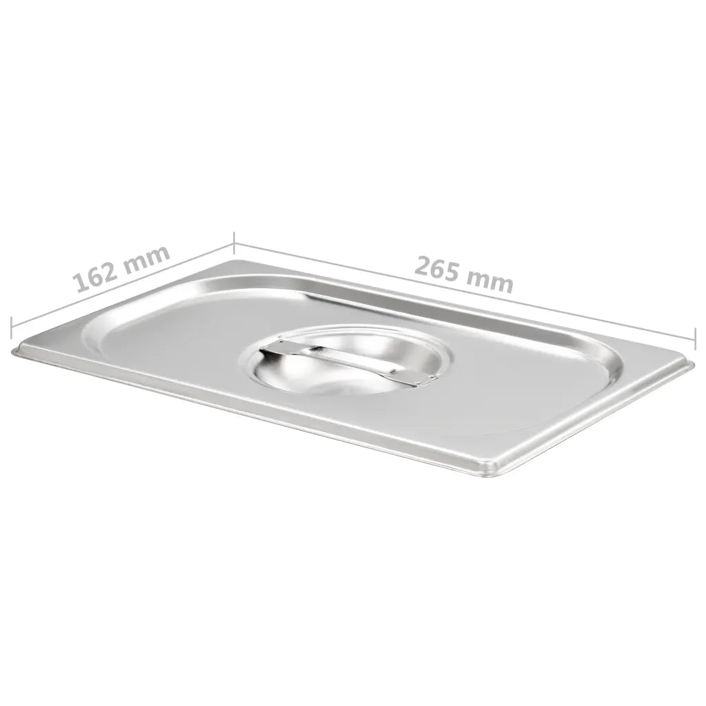 Coperchi per Teglie GN 1/4 4 pz in Acciaio Inox 50905