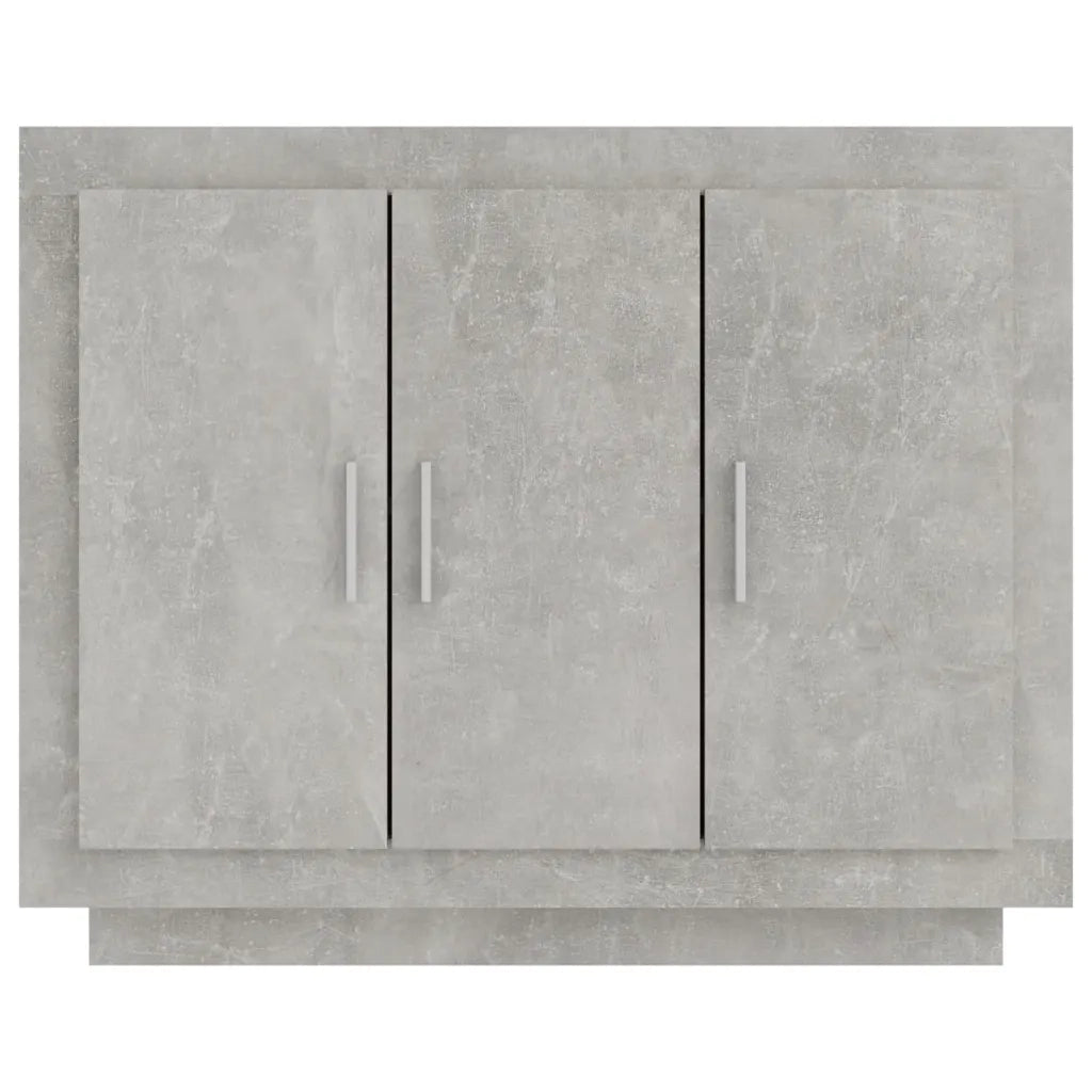 Credenza Grigio Cemento 92x35x75 cm in Legno Multistrato cod mxl 72043