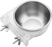 Beccatorre per uccelli da giardino in acciaio inox.