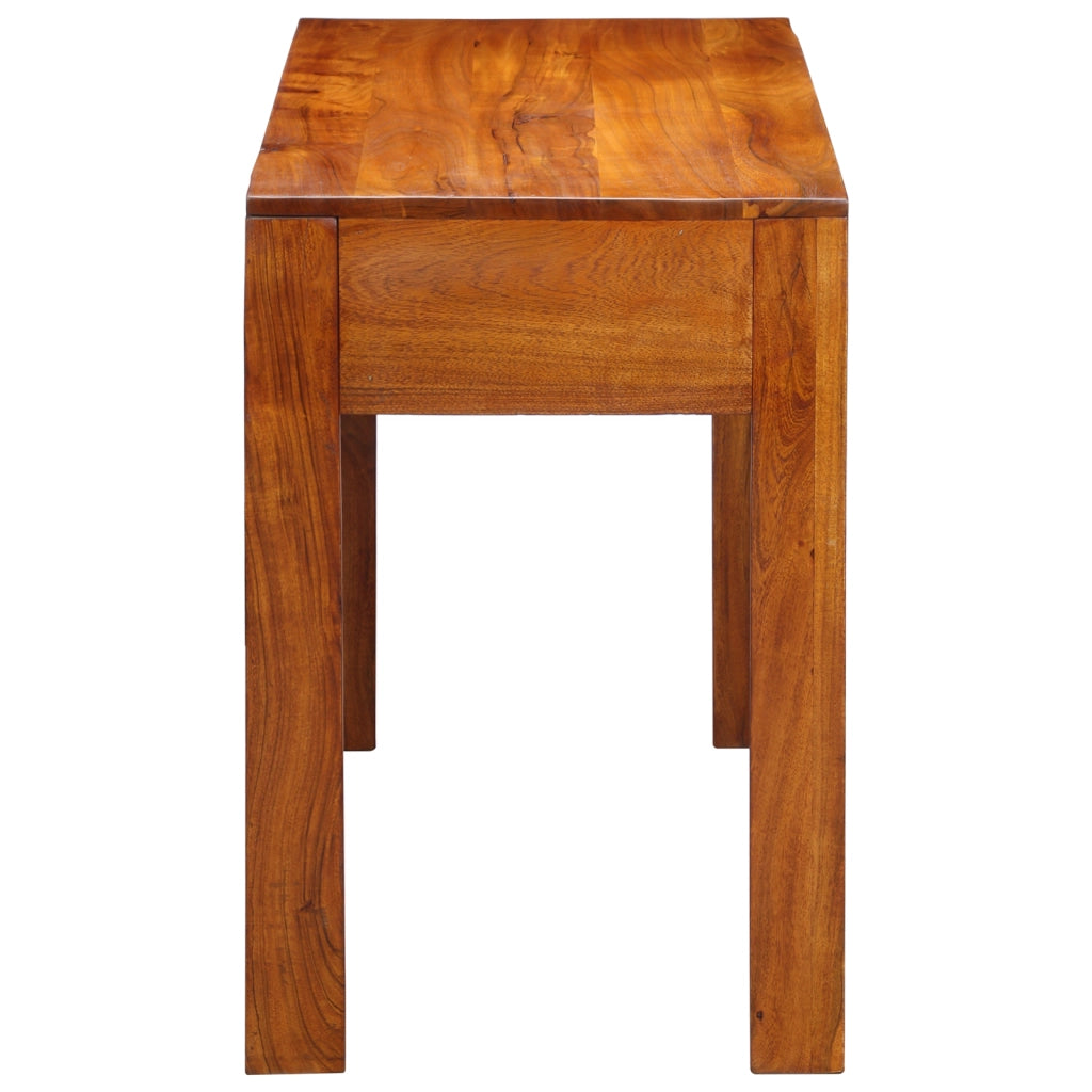 Scrivania 100x50x75 cm in legno massello di acacia