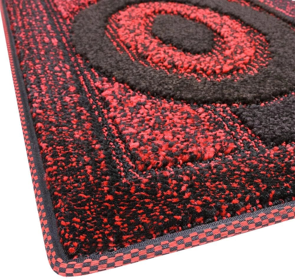 Zerbino Ingresso 50x80 cm Asciugapassi Assorbente Antiscivolo Morbido Made In Italy Rosso