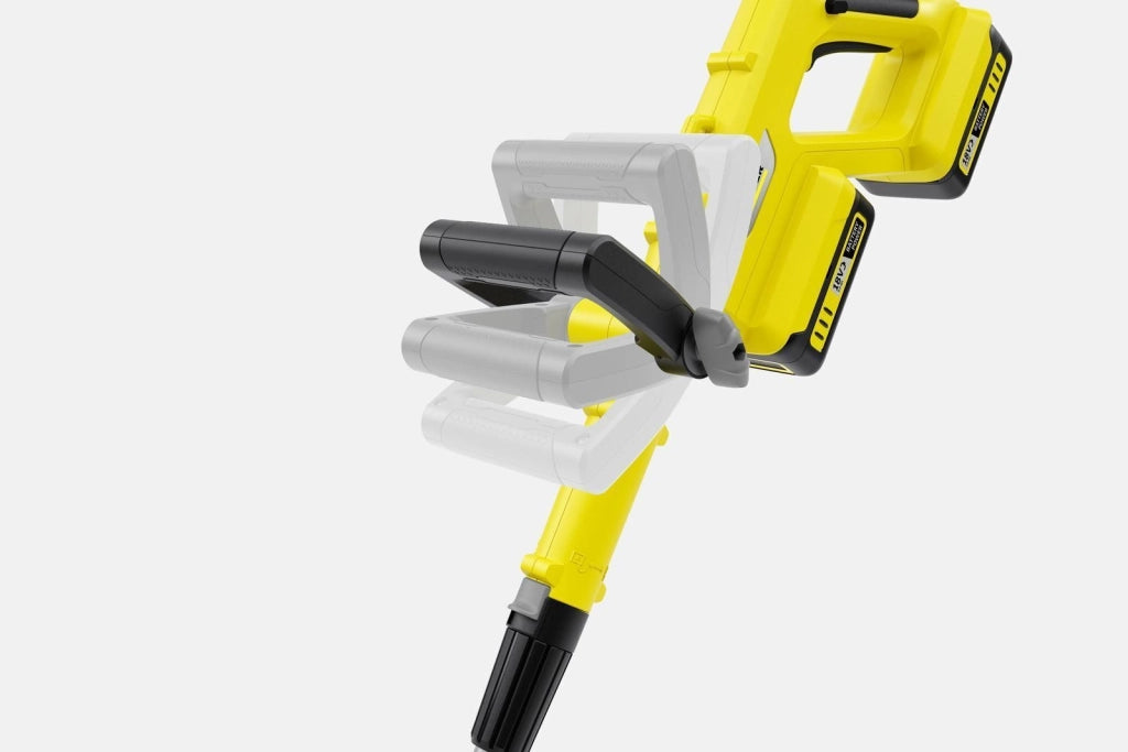 Kärcher LTR 3-18 DUAL BATTERY SET 30 cm Batteria Nero, Acciaio inox, Giallo