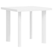 Tavolo da Giardino Bianco 78x75x72 cm in Plastica cod mxl 34385