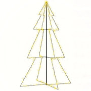 Albero di Natale a Cono-Luci decorative natalizie 240 LED per Interni Esterni 118x180 cm 354260