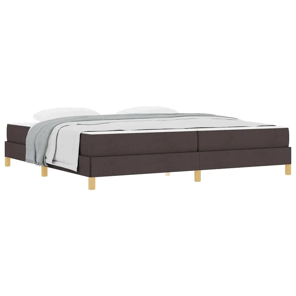 vidaXL Letto a molle Marrone 200 x 200 cm