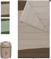Sacco da Campeggio Bagnato a Due Faccie per 3-4 Stagioni, 220 x 115 cm