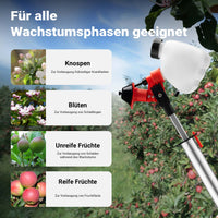 Spruzzatore da giardino a batteria ULVA+, irroratore 125 x 23 cm, con 3 ugelli 45-115 ml/min, irroratore per erbacce per giardini