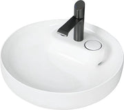 Wastafello - pulsante di scarico laterale - 51x51x115 cm - bagno e toilette ospiti - bianco