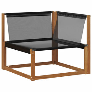 Set di divani da esterno 5 pcs Grigio Naturale e Chiaro 3369422